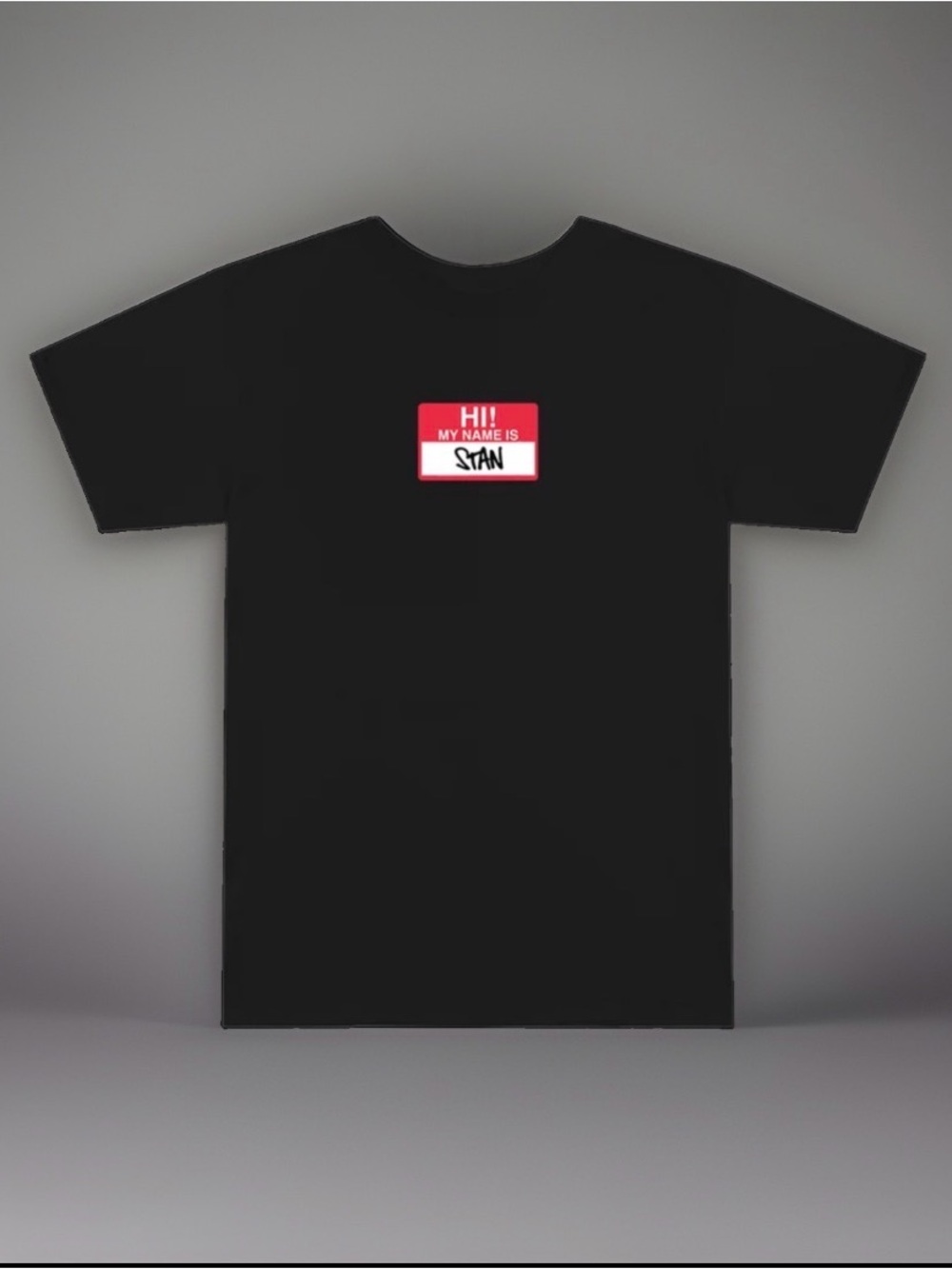 Eminem Hi! My Name Is Stan T-Shirt XXL Black Rap Hip Hop Slim Shady